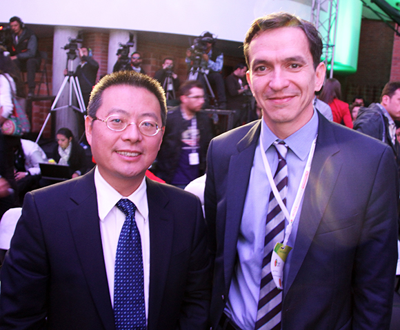 刘卫兵董事长在波哥大会晤联合国教科文组织世界遗产专家